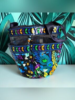 💙VERA BRADLEY💙Midnight Blues Shower Caddy or Beach Tote/NWOT